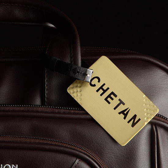 PATTERNED CUSTOMISABLE LUGGAGE TAG