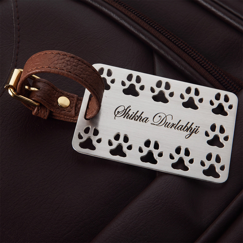 PUGMARKS CUSTOMISABLE LUGGAGE TAG