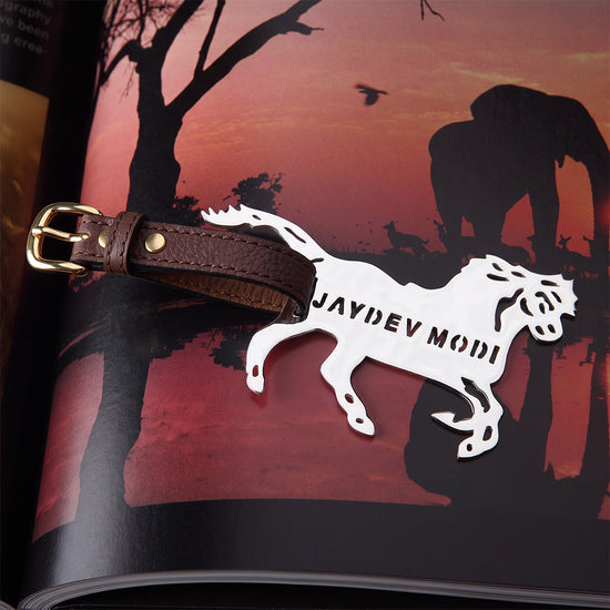HORSE CUSTOMISABLE LUGGAGE TAG