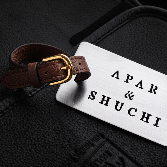 PLAIN CUSTOMISABLE LUGGAGE TAG