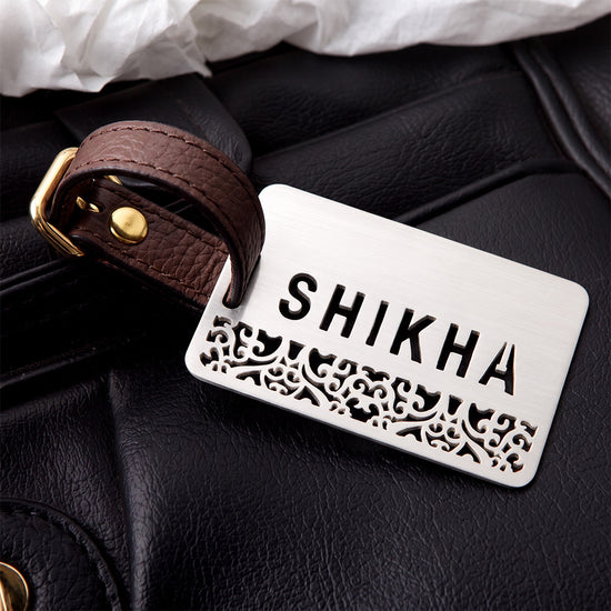 PATTERNED CUSTOMISABLE LUGGAGE TAG