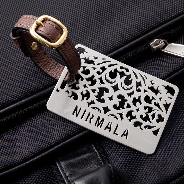 PATTERNED CUSTOMISABLE LUGGAGE TAG