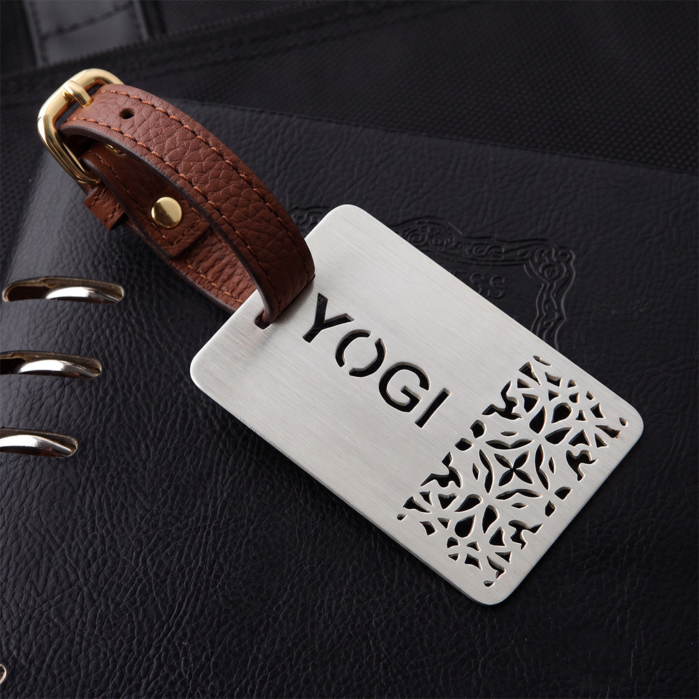 PATTERNED CUSTOMISABLE LUGGAGE TAG