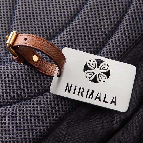 FLOWER CUSTOMISABLE LUGGAGE TAG