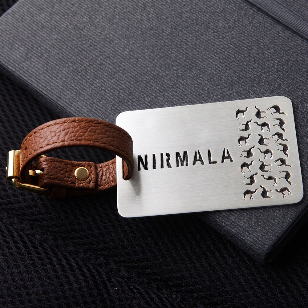 CAMEL CUSTOMISABLE LUGGAGE TAG