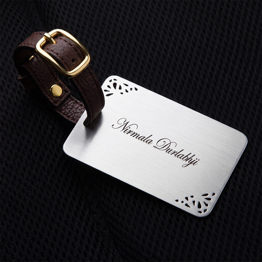 BORDER CUSTOMISABLE LUGGAGE TAG