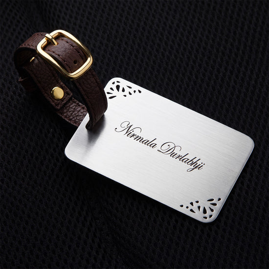 BORDER CUSTOMISABLE LUGGAGE TAG