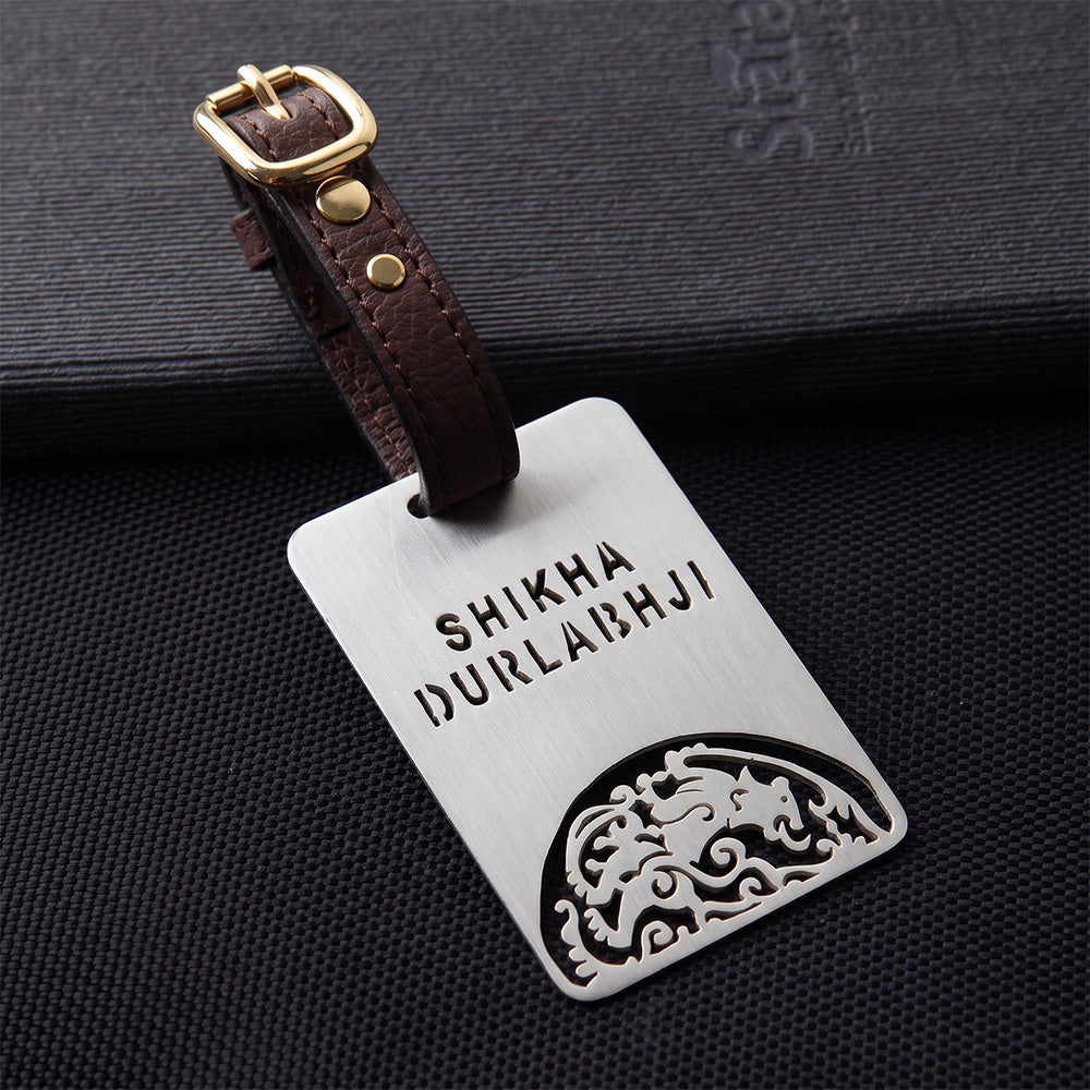 PATTERNED CUSTOMISABLE LUGGAGE TAG