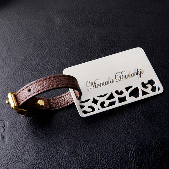 TRADITIONAL CUSTOMISABLE LUGGAGE TAG