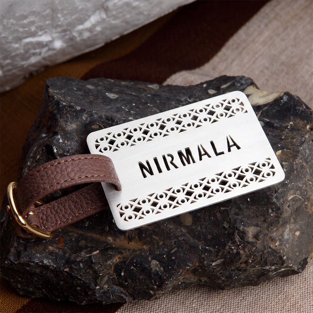 BORDER CUSTOMISABLE LUGGAGE TAG