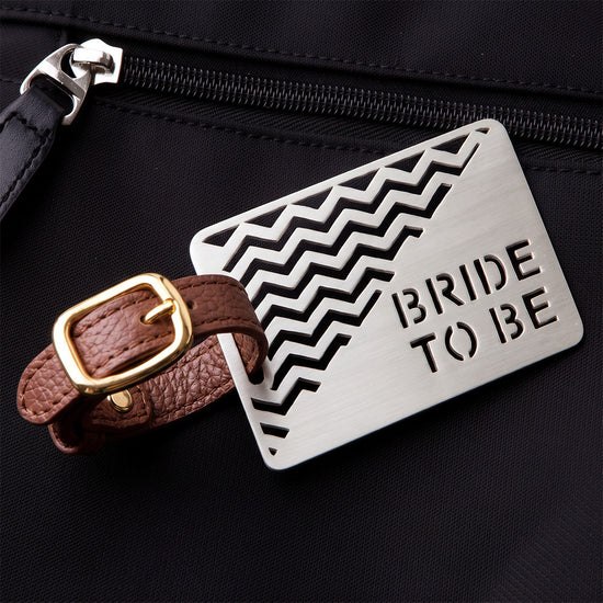 BRIDE TO BE- GEOMETRICAL LUGGAGE TAG