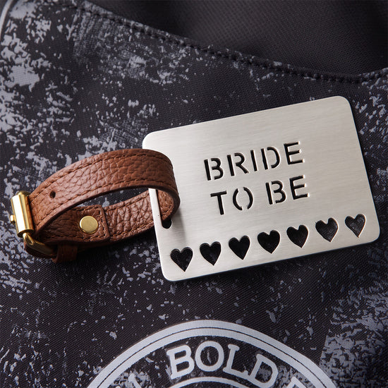 BRIDE TO BE- HEART LUGGAGE TAG