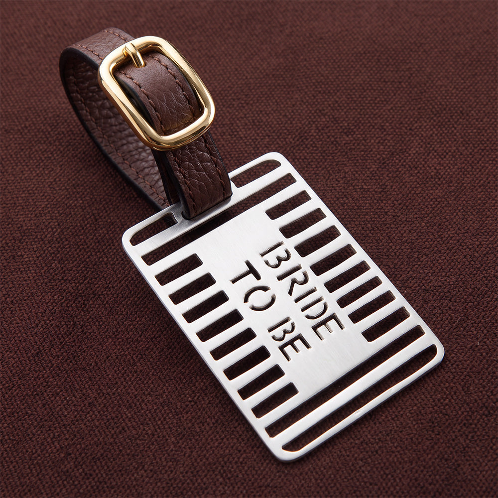 BRIDE TO BE- STRIPES LUGGAGE TAG