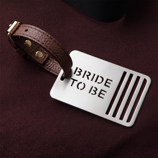 BRIDE TO BE- STRIPES LUGGAGE TAG
