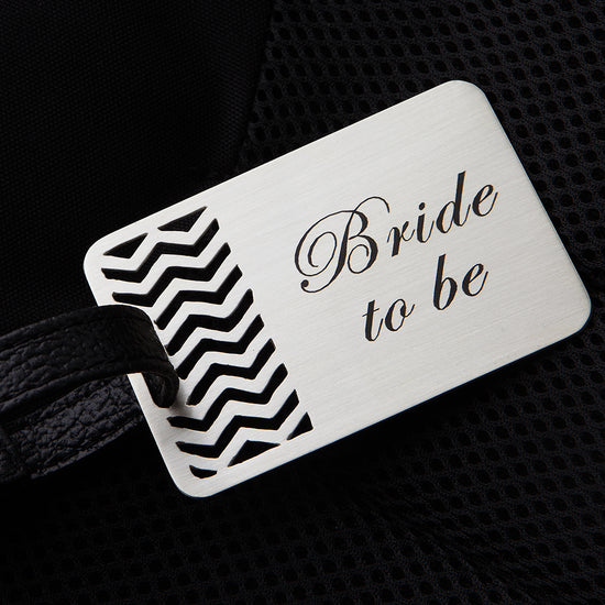 BRIDE TO BE- GEOMETRICAL LUGGAGE TAG