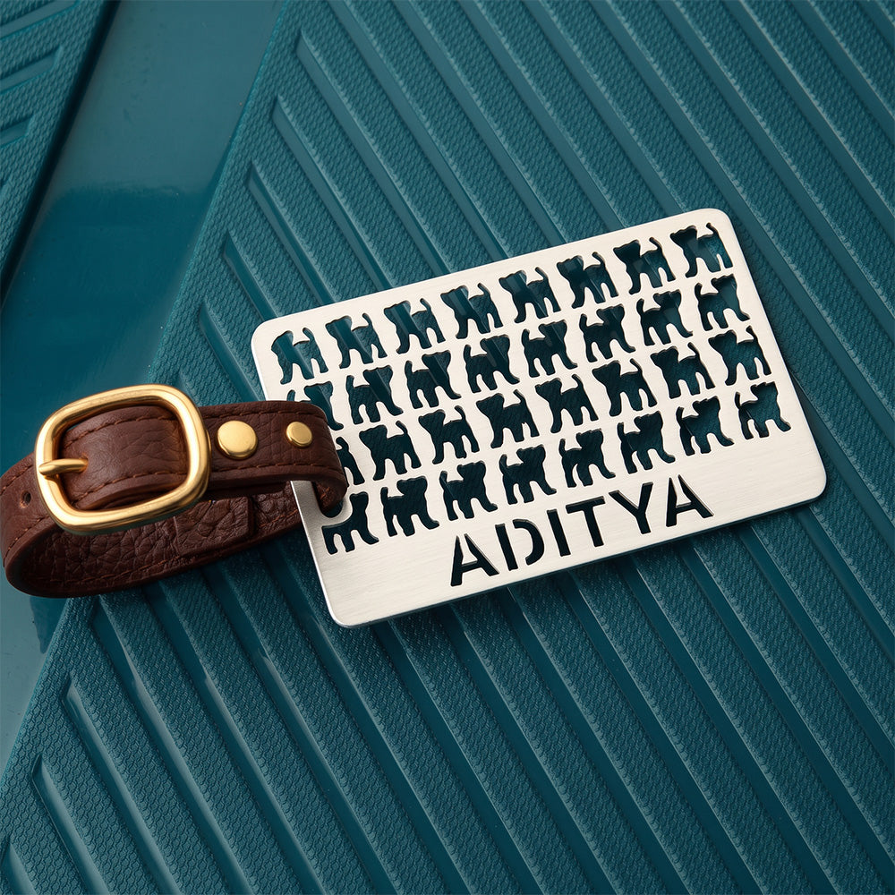 CUSTOMISABLE LUGGAGE TAG