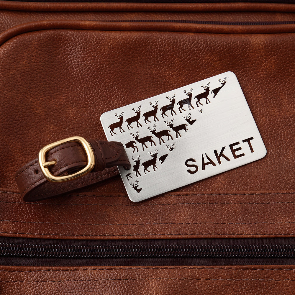 CUSTOMISABLE LUGGAGE TAG