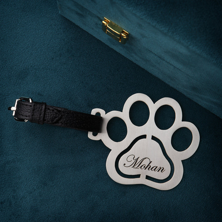 PUGMARK SHAPE LUGGAGE TAG