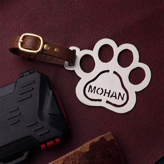 PUGMARK SHAPE LUGGAGE TAG