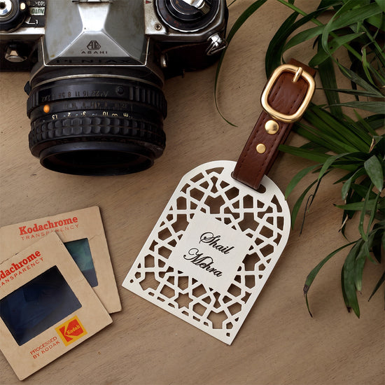 Silver-Plated Luggage Tag