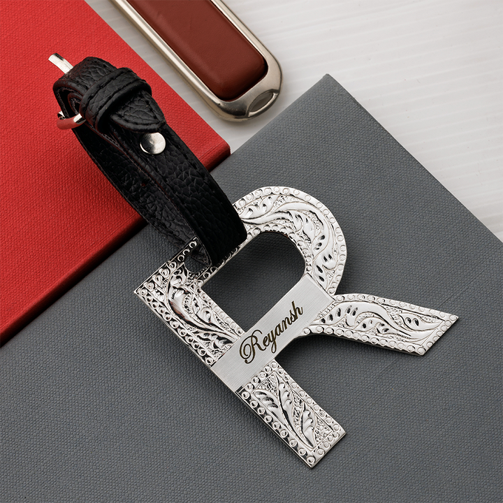 Customisable Alphabet Luggage Tag
