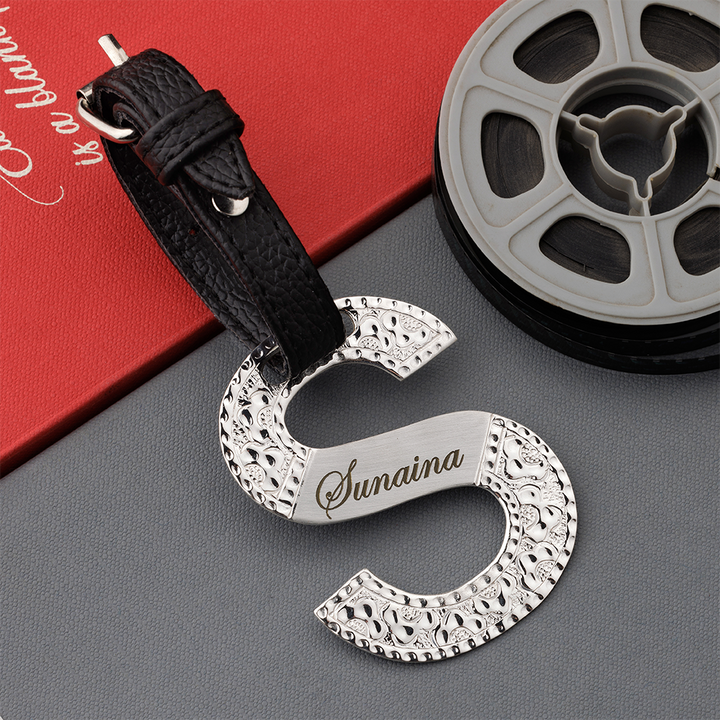 Customisable Alphabet Luggage Tag