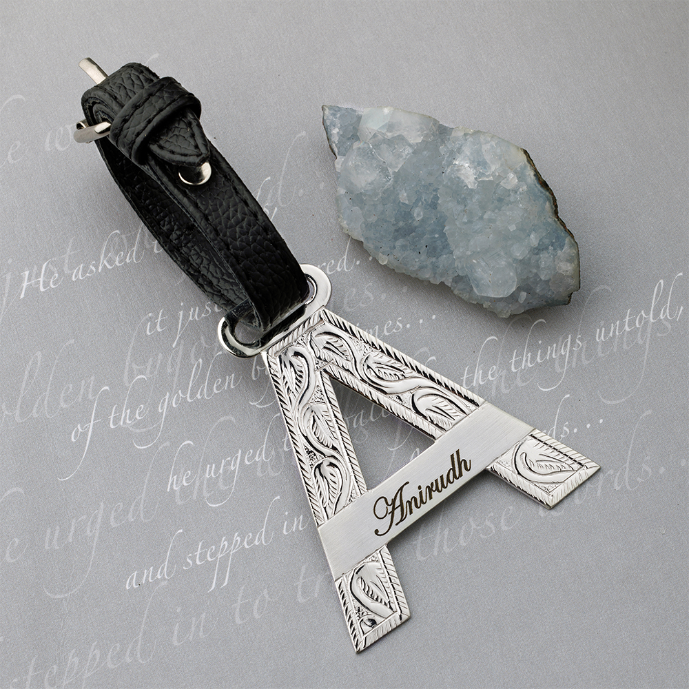 Customisable Alphabet Luggage Tag