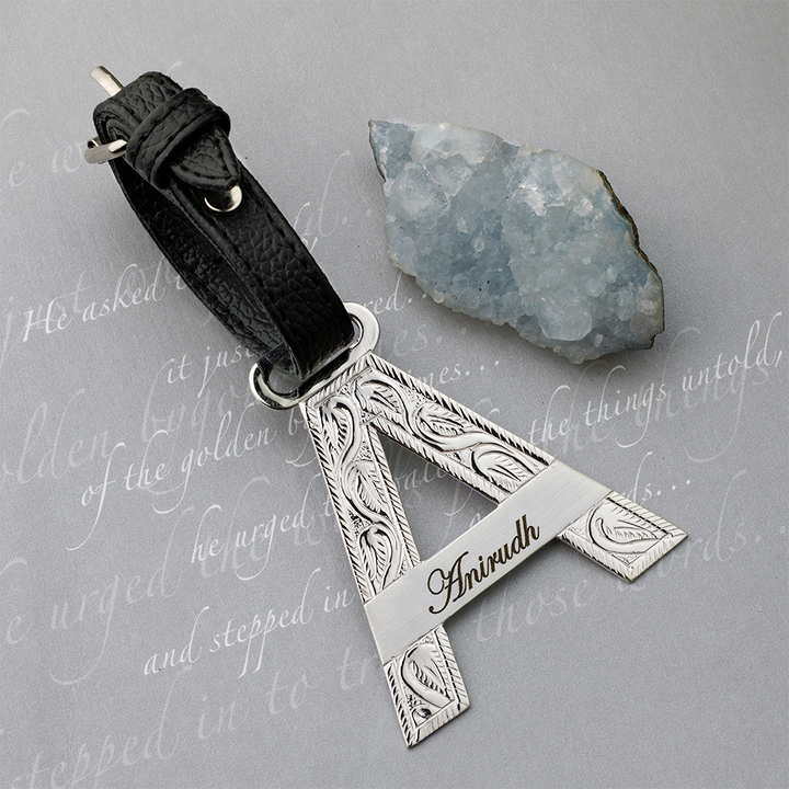 Customisable Alphabet Luggage Tag