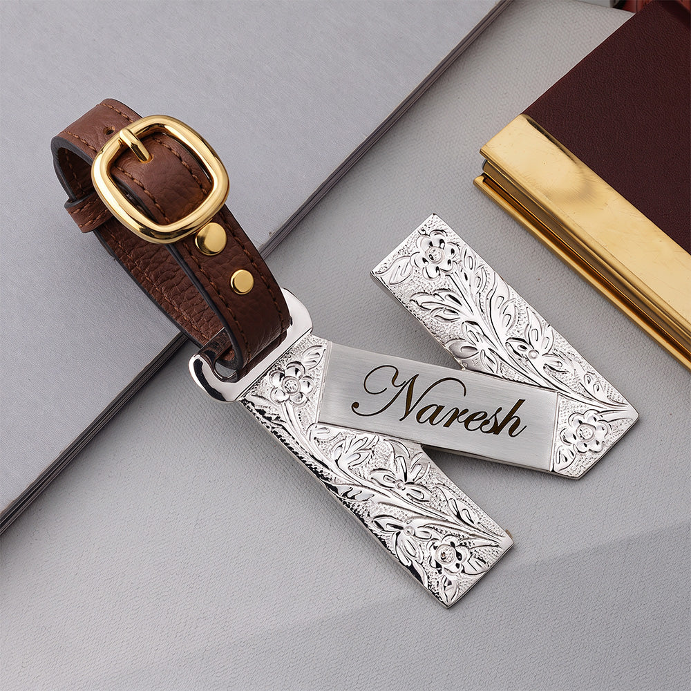 Customisable Alphabet Luggage Tag