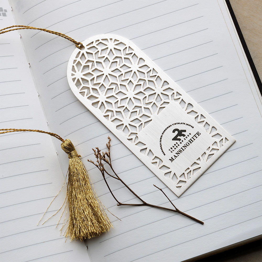 SILVER PLATED BOOKMARK