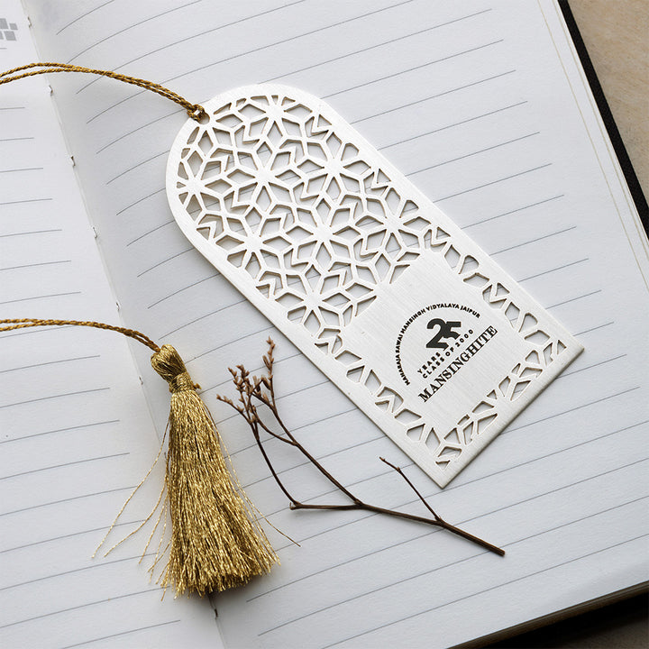 SILVER PLATED BOOKMARK