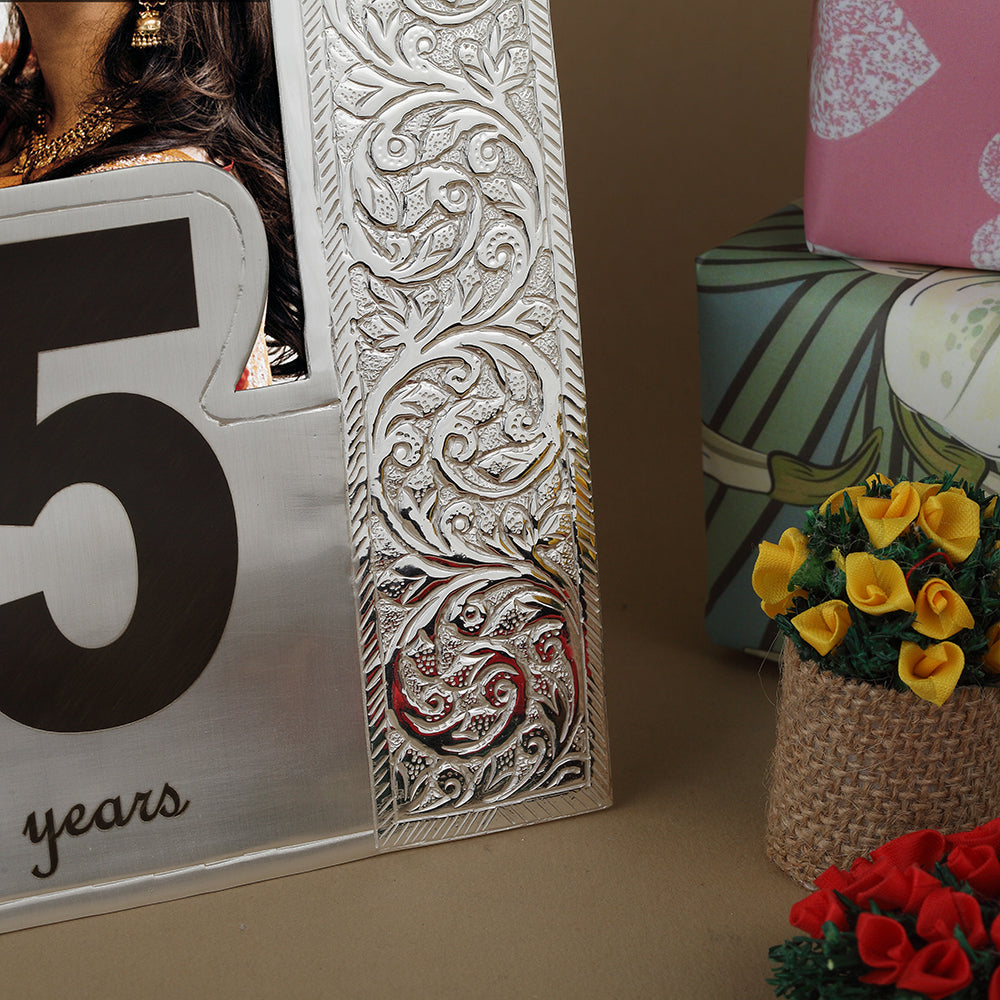 25th Anniversary Photo Frame – Code Silver