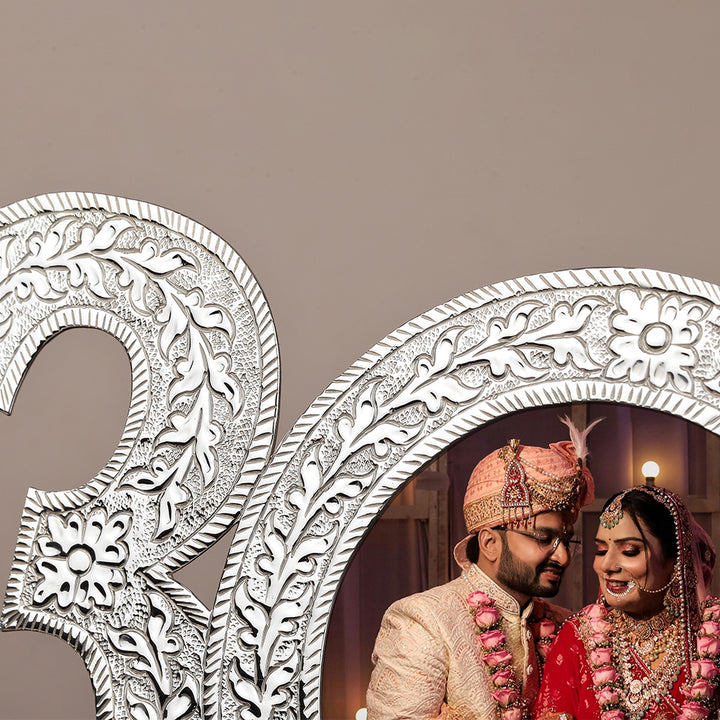 30th Anniversary Silver-Plated Photo Frame