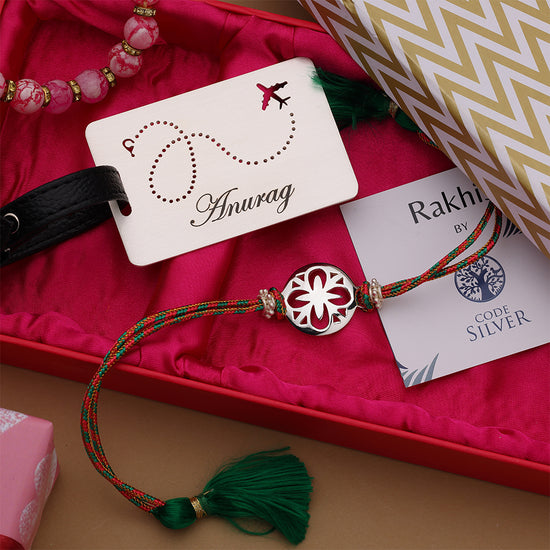 CODE SILVER RAKHI HAMPER