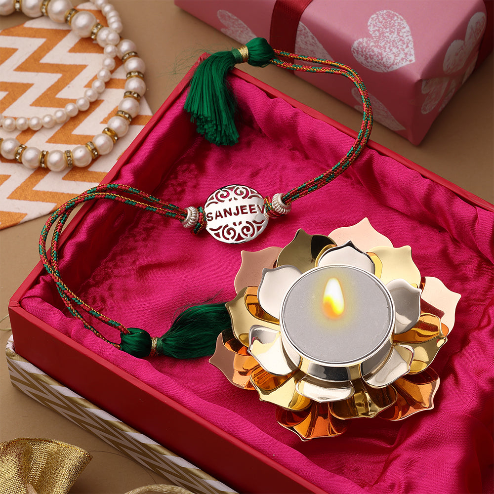 CODE SILVER RAKHI HAMPER