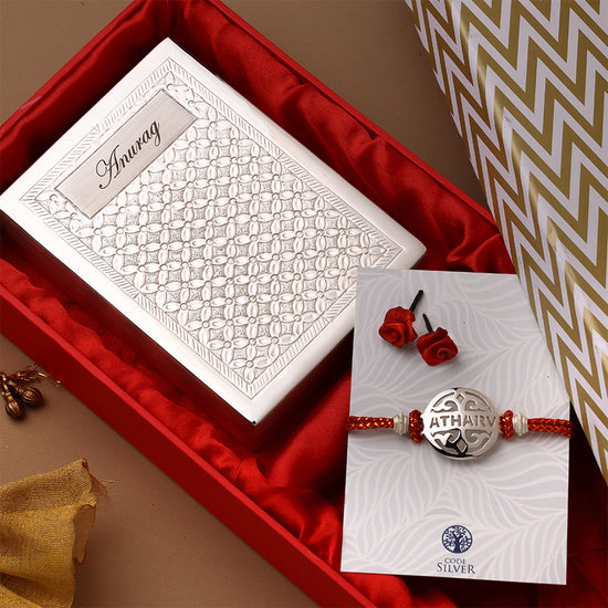CODE SILVER RAKHI HAMPER