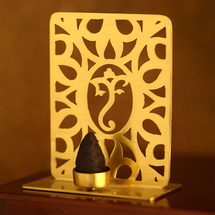 BRASS DHOOP STAND