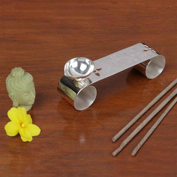 INCENSE STICK HOLDER AND DIYA COMBO
