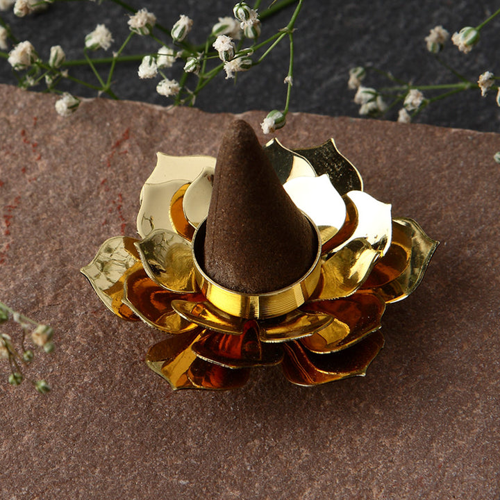 BRASS DHOOP LOTUS