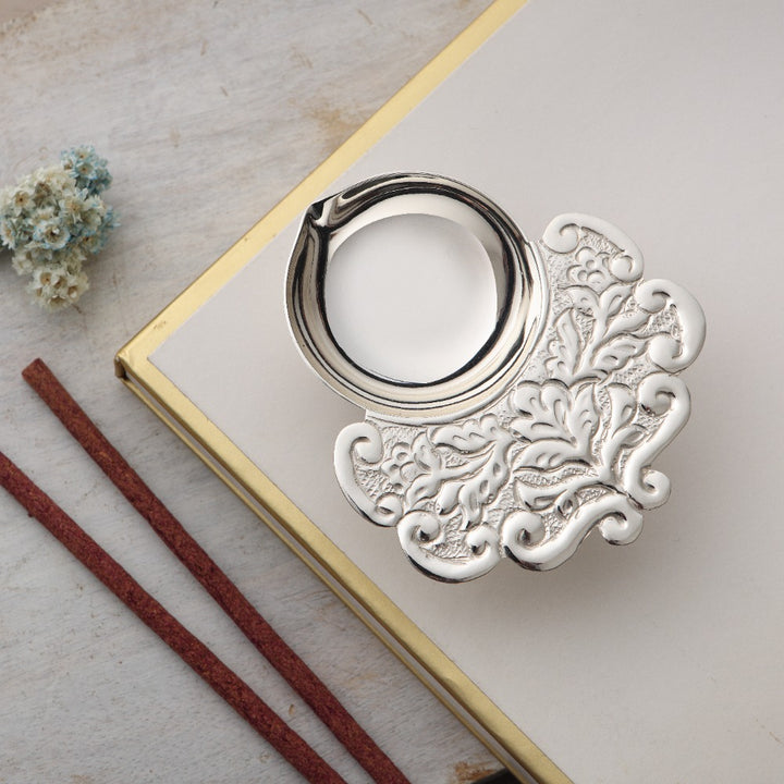 Silver Plated Diya