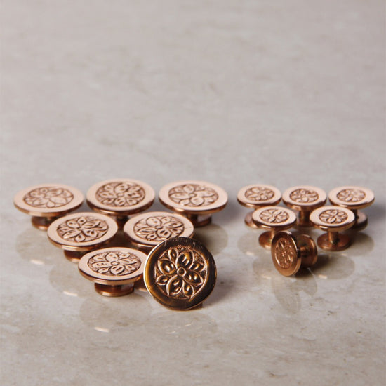 Marwar Button Completely handcrafted, made in copper and lacquered! – Code Silver