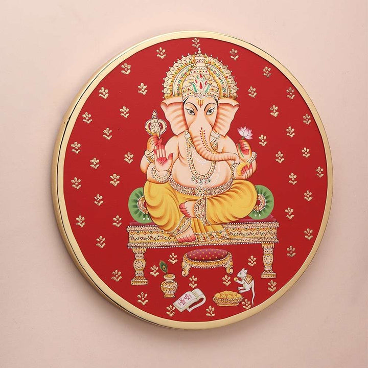 Ganesha Brass Photo Frame