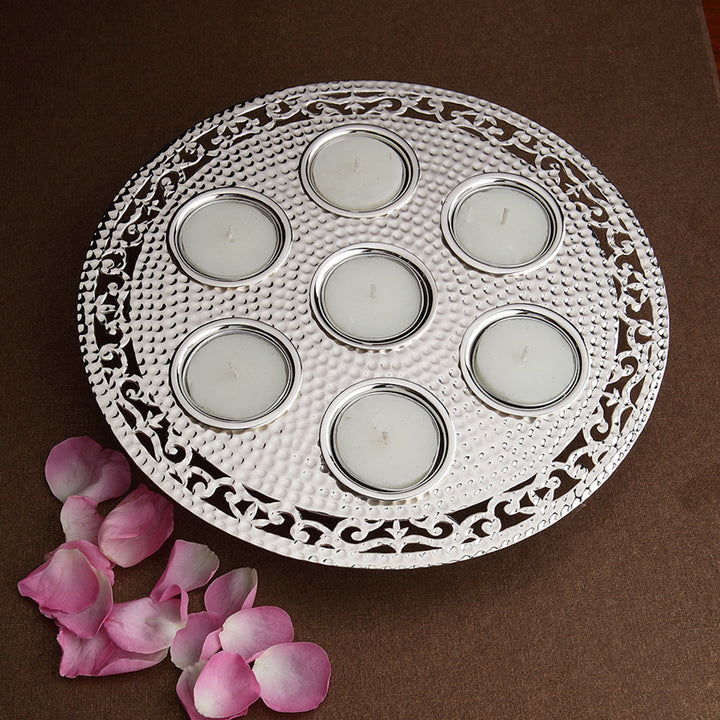SEVEN TEA LIGHT HOLDER