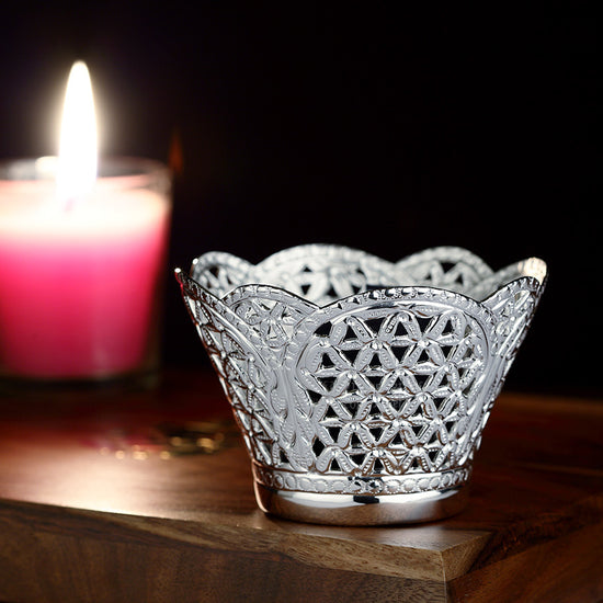 DECORATED TEA LIGHT HOLDER