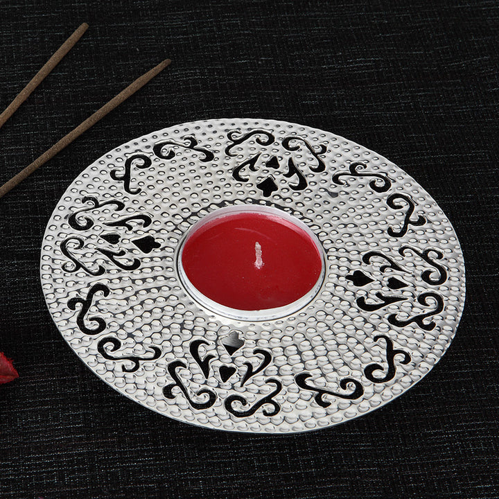 DECORATED TEA LIGHT HOLDER