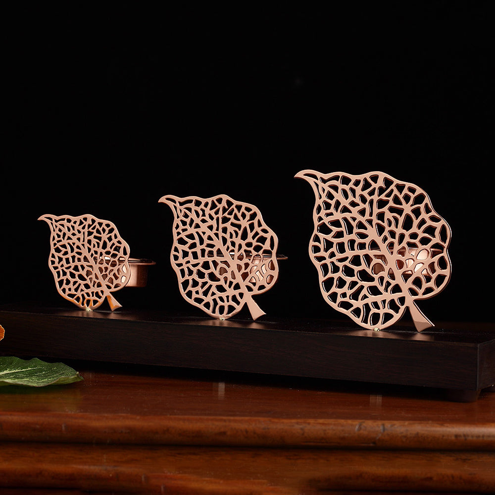 LEAF TEA LIGHT HOLDER