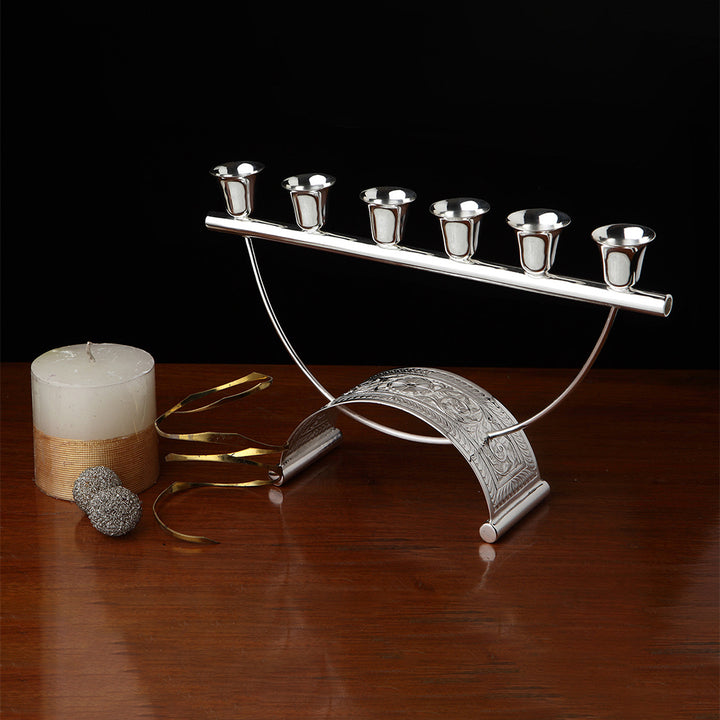 DECORATED CANDLE STAND