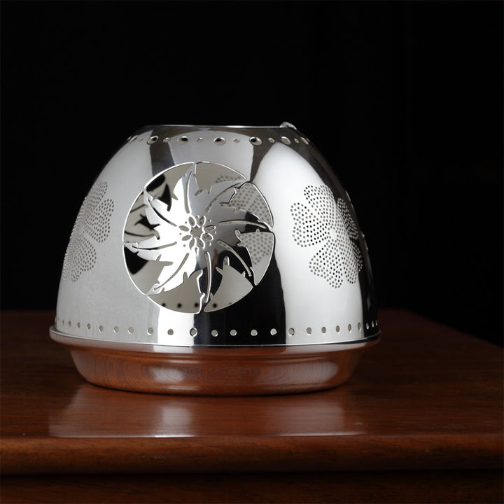 SILVER PLATED TEA LIGHT HOLDER