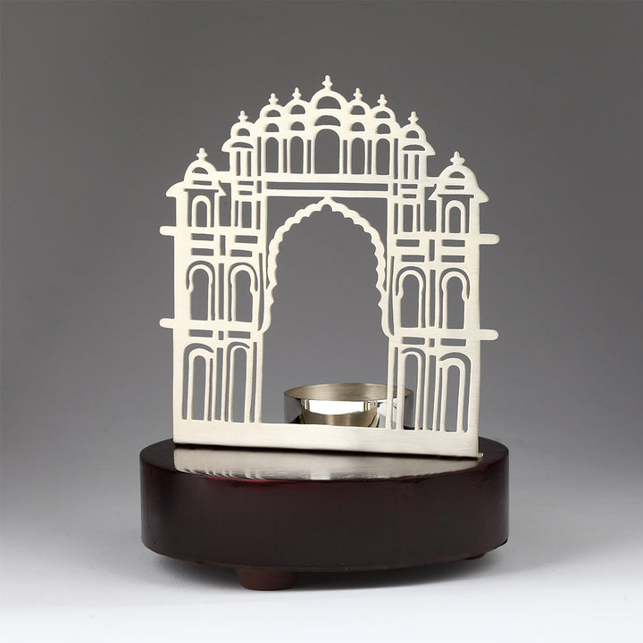 PINK CITY TEALIGHT HOLDER