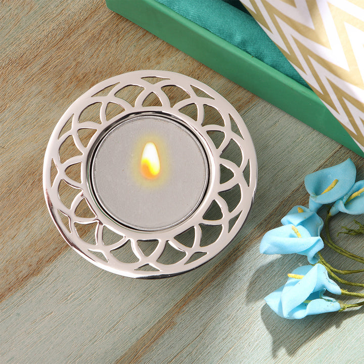 Silver Plated Tealight Holder